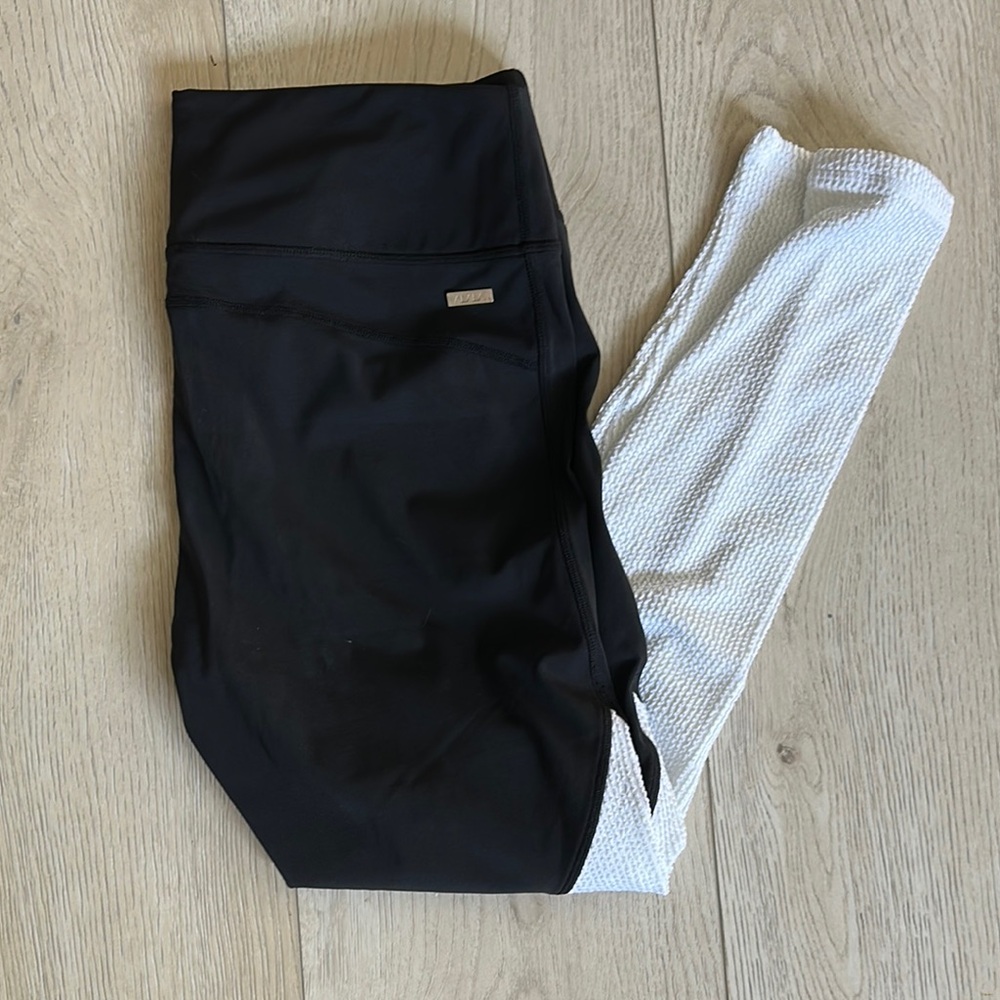 Alala Black and White Leggings